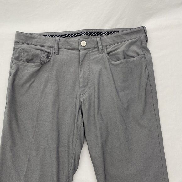 Bonobos Straight Leg Golf Pants Mens 36x32 Gray Tailored Performance Lightweight - Picture 4 of 10